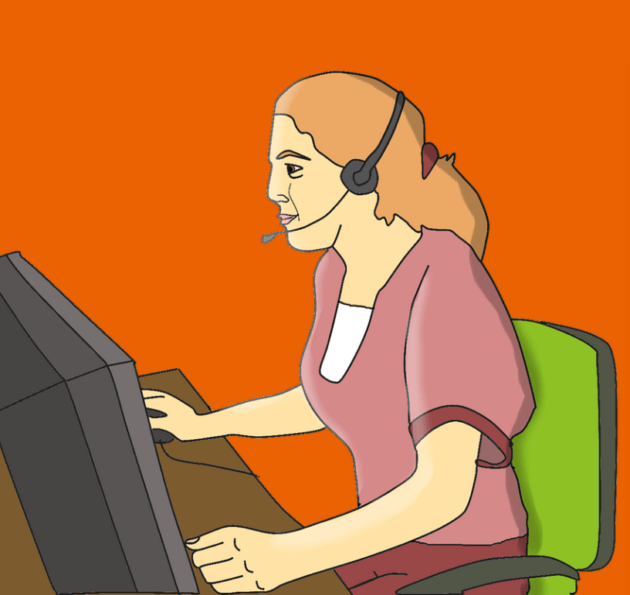Hoofdafbeelding ABCDE telefonische triage oranje achtergrond 1